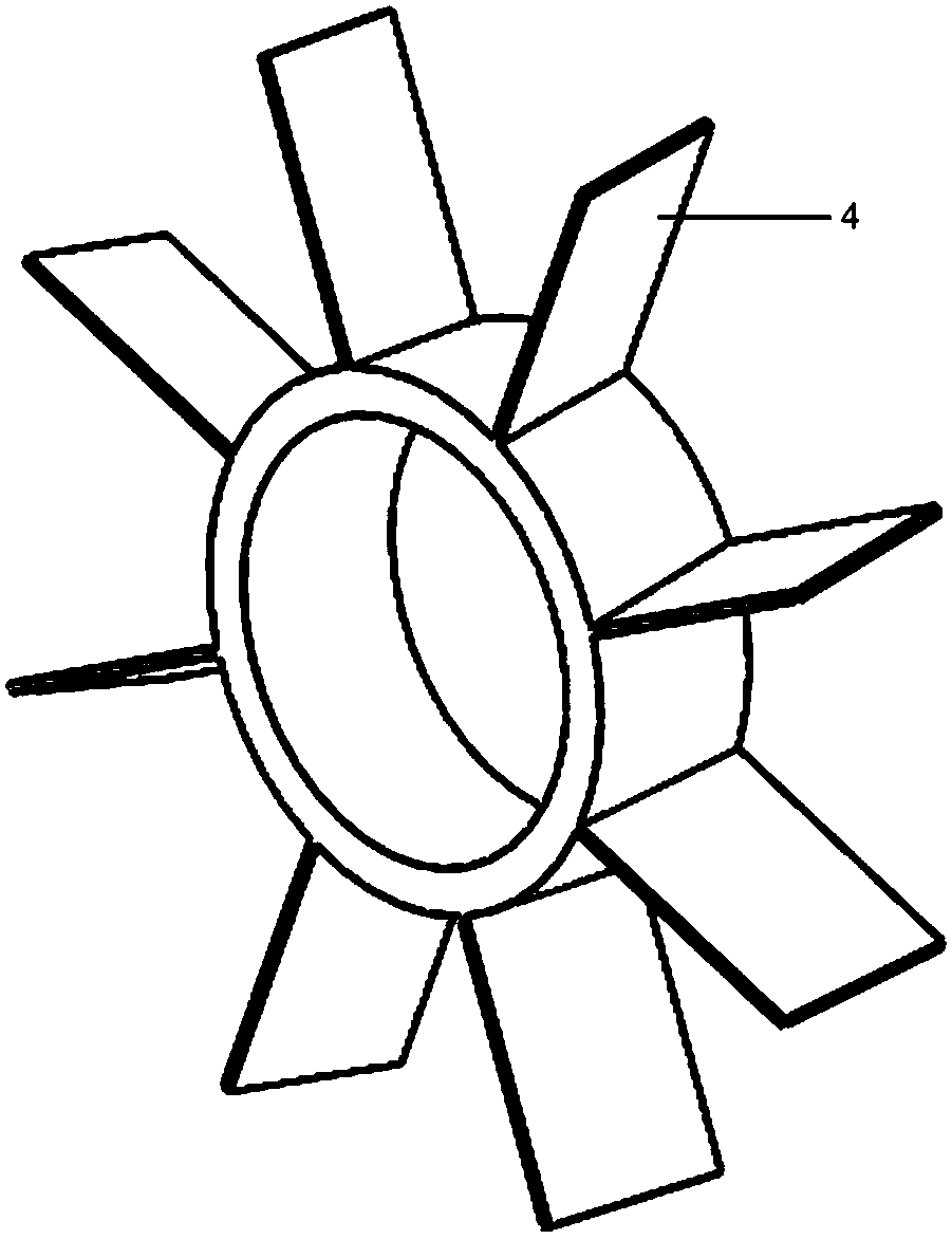 Internal circulation cooling structure of all-sealed motor