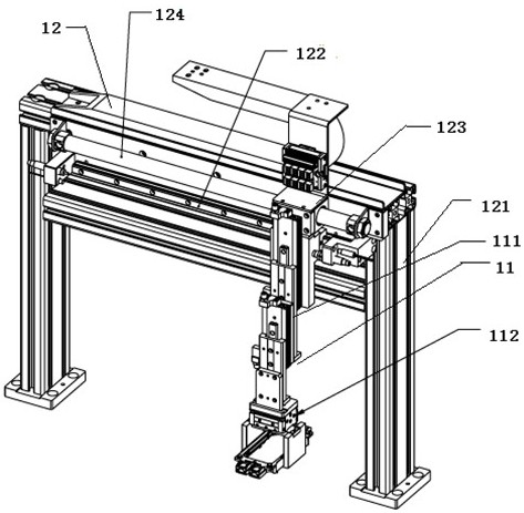 IGBT packaging pneumatic pressing riveting device