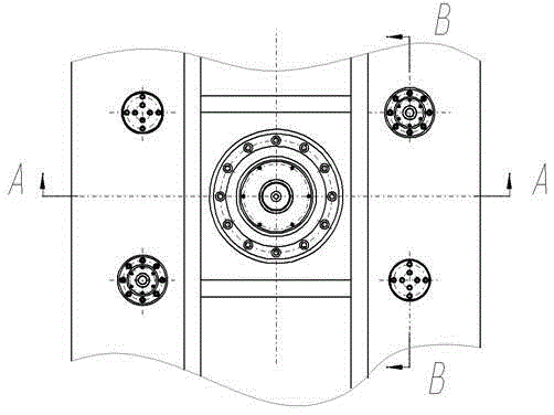 Combined lead screw driving device