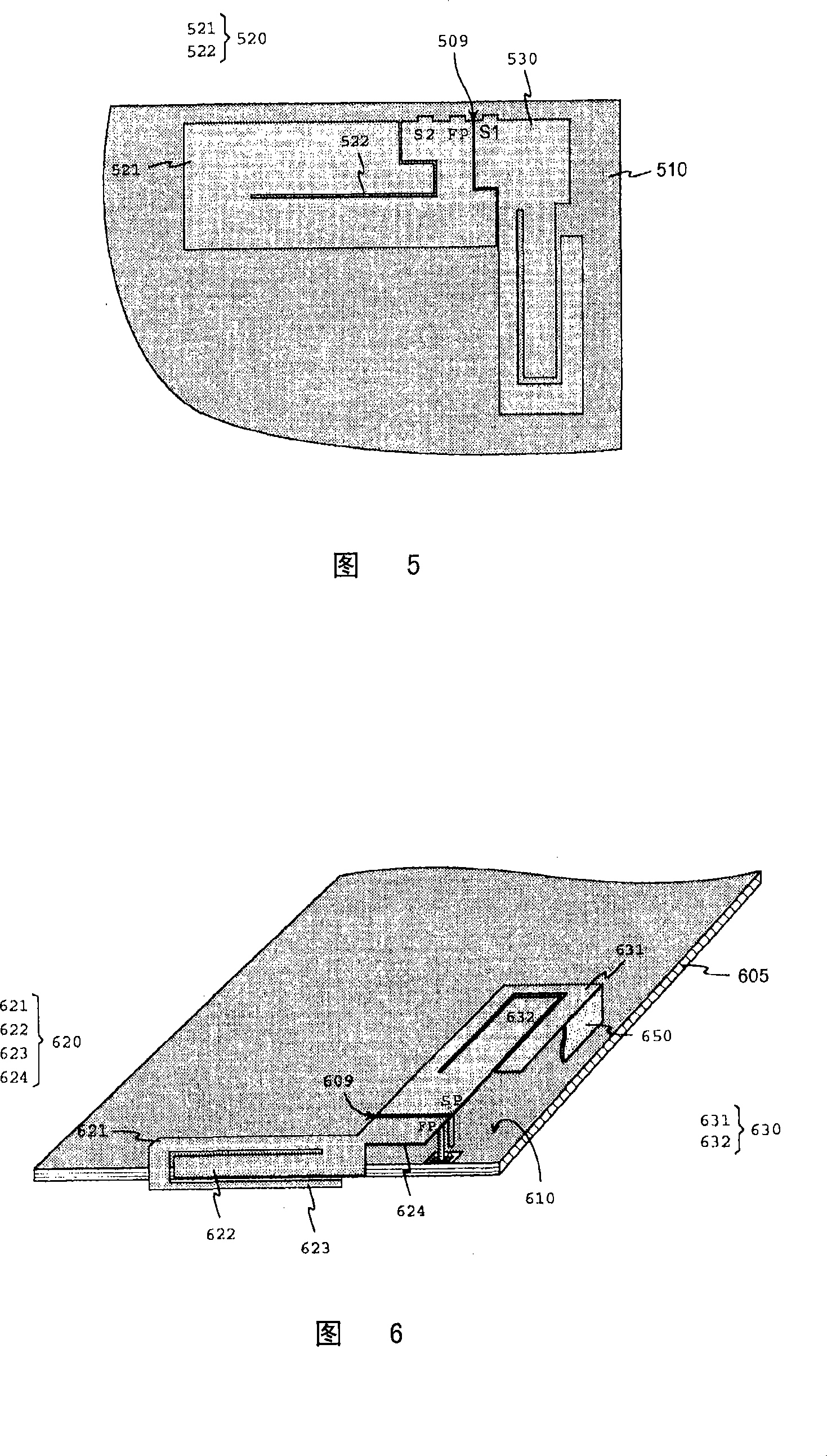 Internal multiband antenna