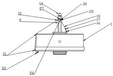 Wind power generator automatic turning lifter and mounting method