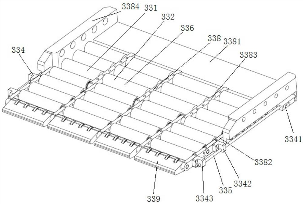 Control system and method of outer forklift parking robot with blocking arms