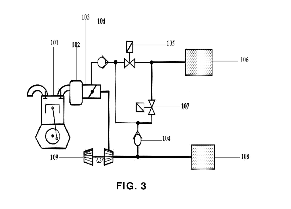 A dual path dual purge valve system and valve assembly for turbo boosted engine