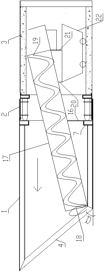 Sand pebble pipe jacking machine and pipe jacking construction method