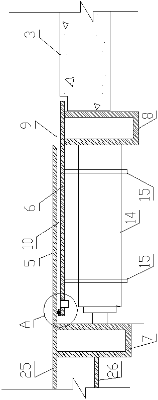 Sand pebble pipe jacking machine and pipe jacking construction method