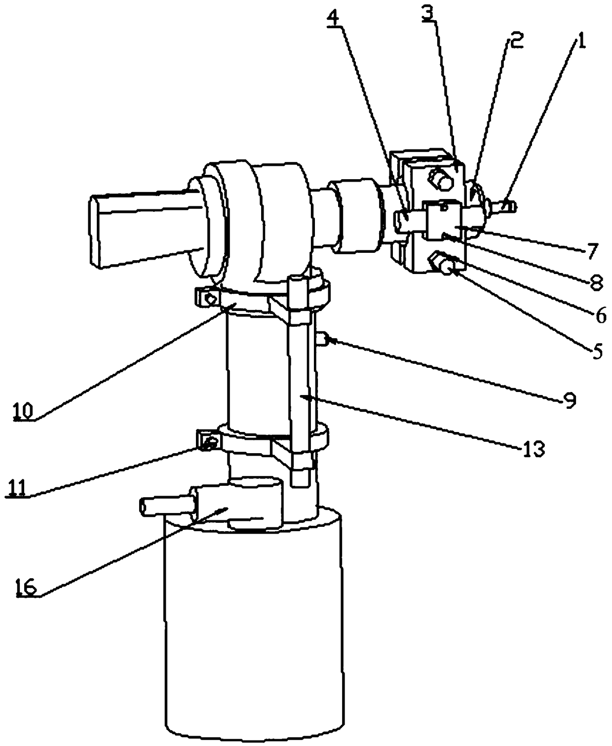 Counting device and method for riveting gun