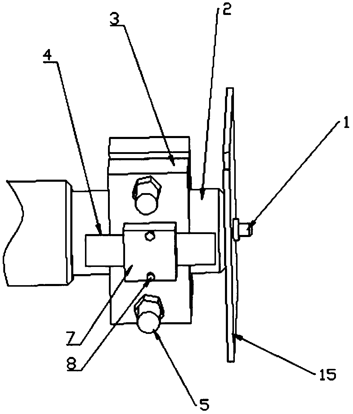 Counting device and method for riveting gun