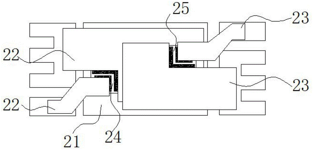 Multi-chip and multi-lap stack sandwich package structure and technique therefor