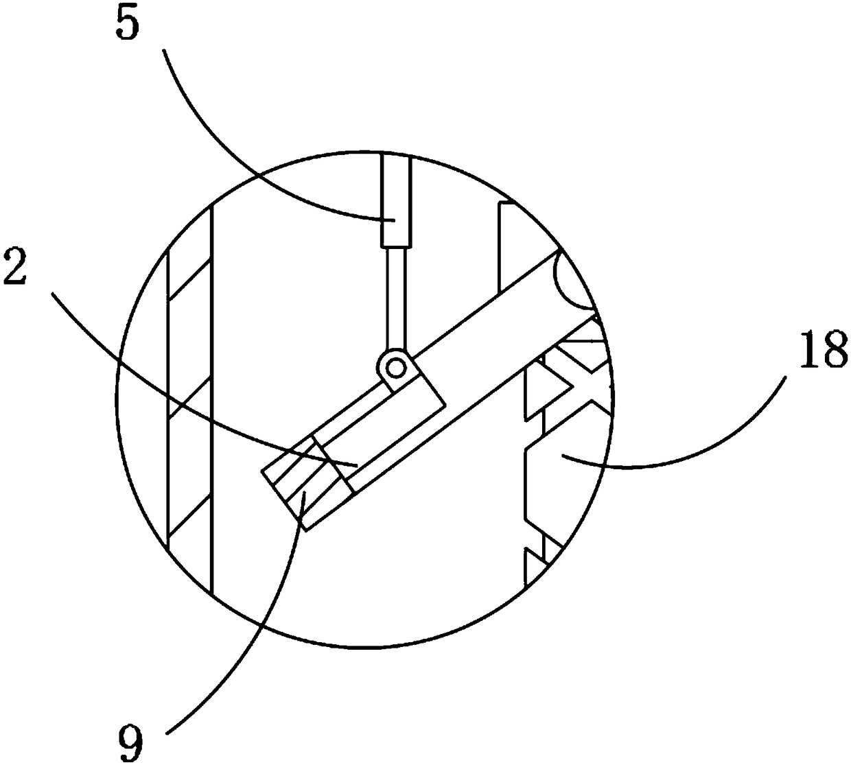 Printing and dyeing raw material mixing device