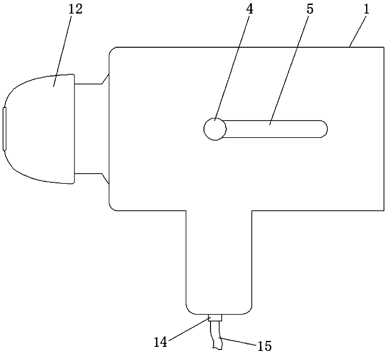 Telescopic in-ear dustproof earphone based on spring limiting