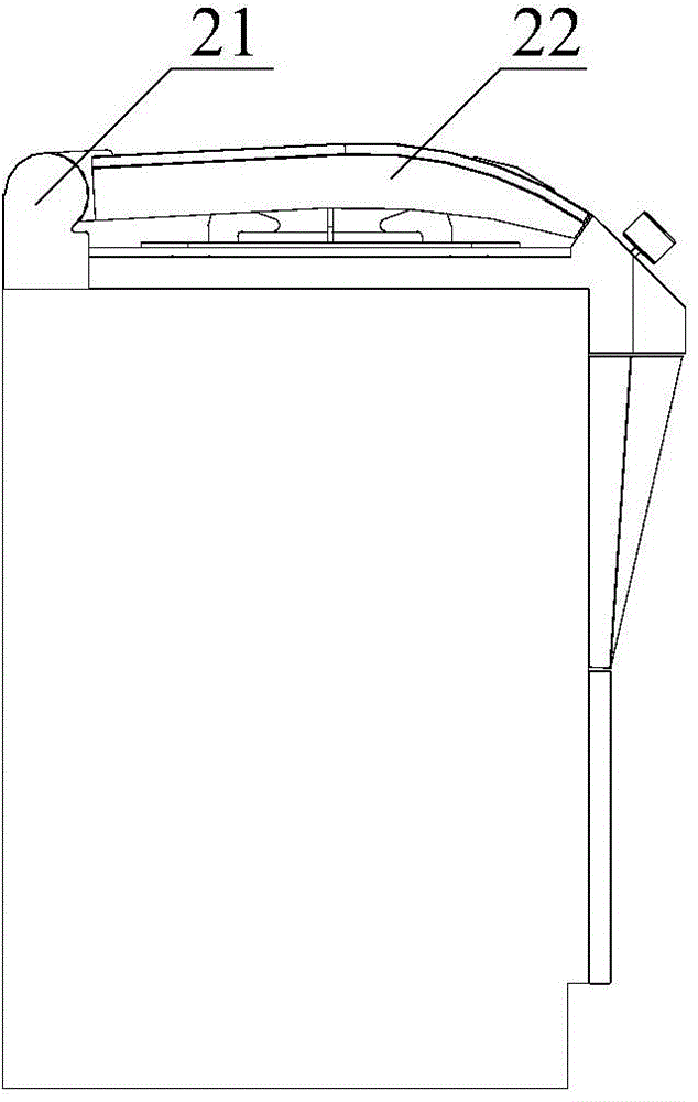 Flipping type integrated cooker