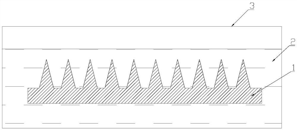 Soluble microneedle moisture mask and preparation method thereof