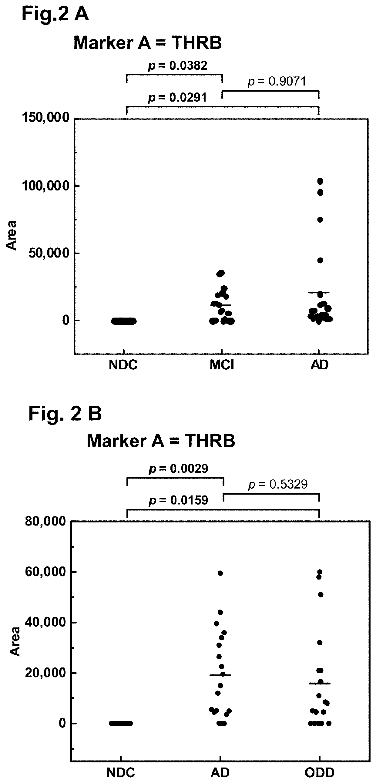 Biomarker for cognitive impairment disorders and detection method for cognitive impairment disorders using said biomarker