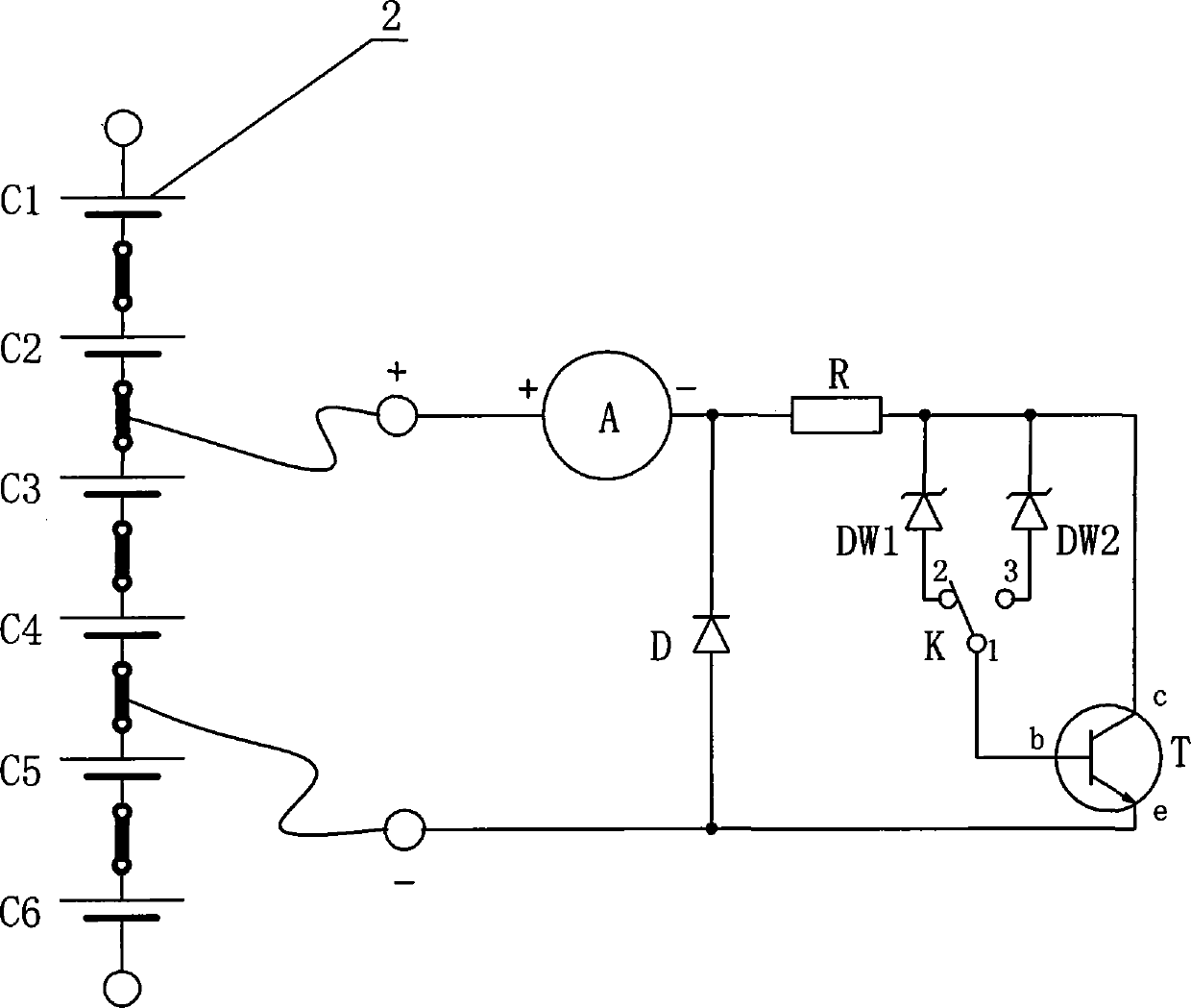 Method and device for preventing direct-current system of power transformation and distribution substation from powering off during storage battery maintenance