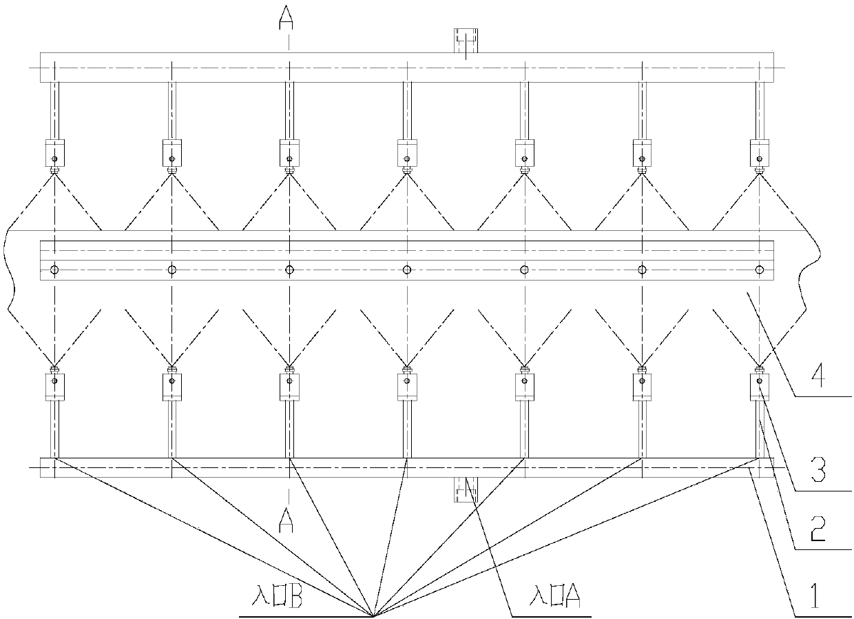 Secondary cooling method and device for continuous casting machine