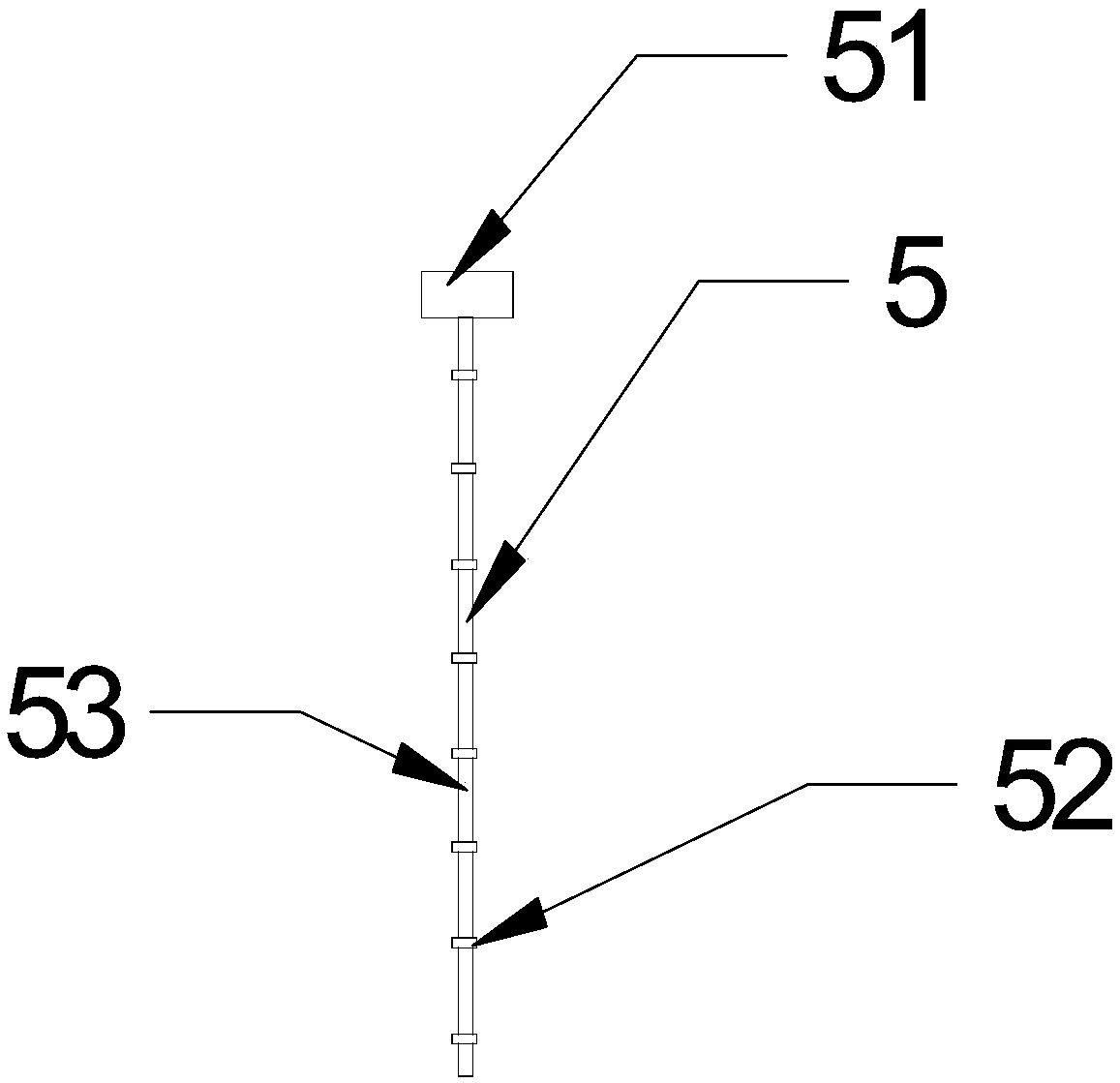 Intelligent water content detecting device for wellhead