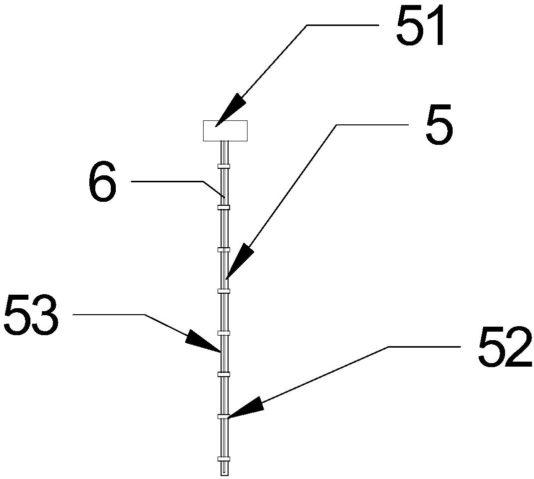 Intelligent water content detecting device for wellhead