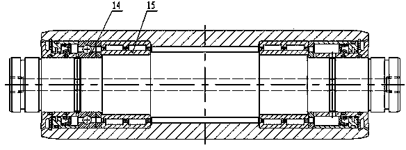 Supporting roll of scale breaking withdrawal and straightening machine