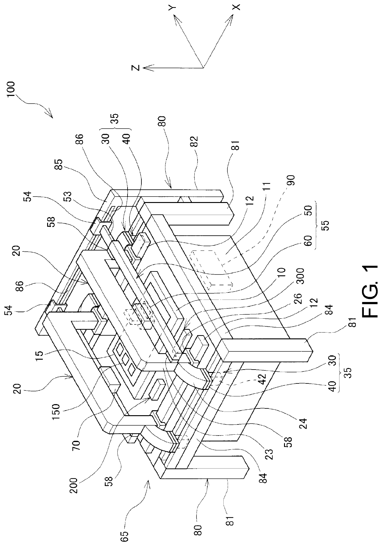 Electronic component mounting device