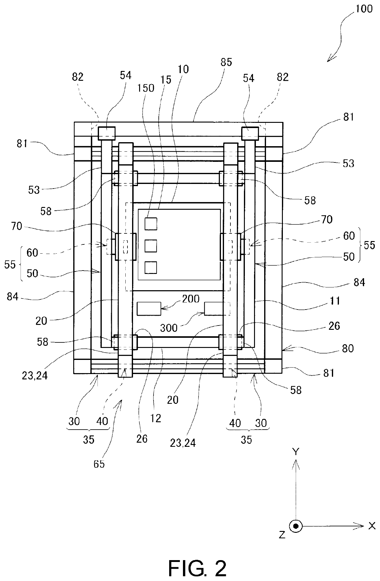 Electronic component mounting device