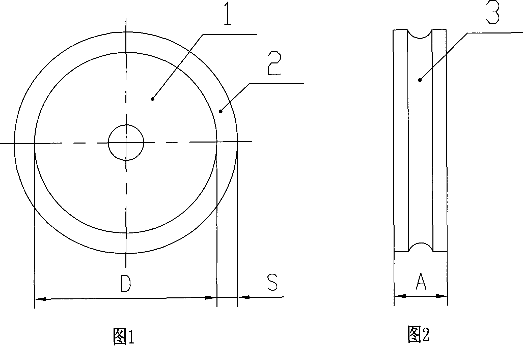 Wave generator belt wheel