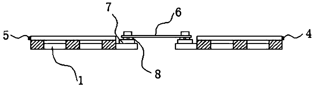 Micro-nano microwave power sensor based on suspension low-dimensional thermoelectric material and measuring method of micro-nano microwave power sensor