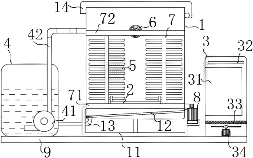 Cleaning device for motorcycle maintenance