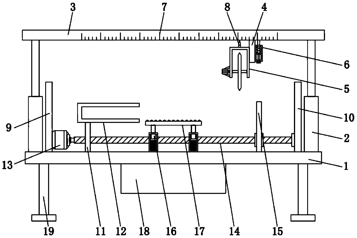 High-temperature-resistant mica plate edge cutting device and using method thereof