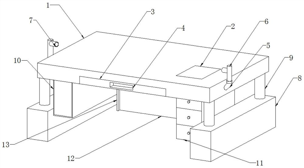 Intelligent temperature adjusting workbench based on software development