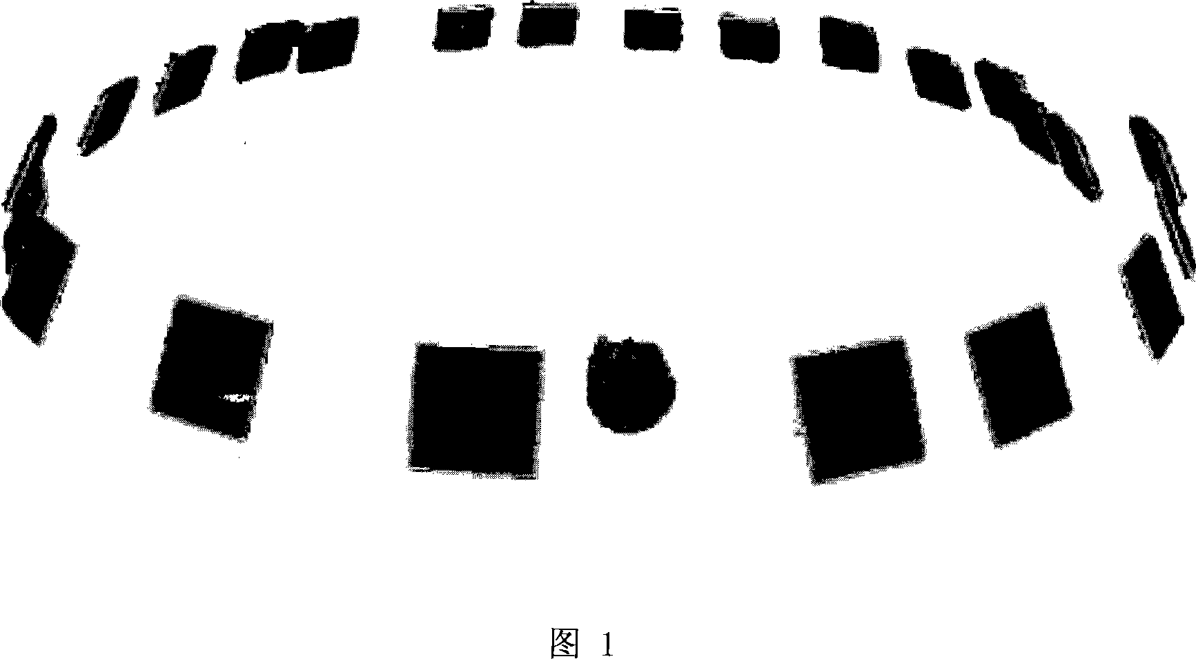 High light hot spot eliminating method using for visual convex shell drawing and device thereof