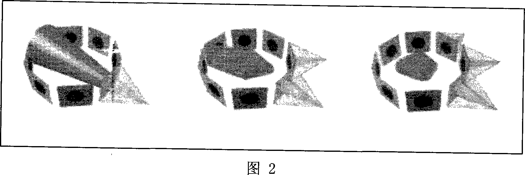 High light hot spot eliminating method using for visual convex shell drawing and device thereof