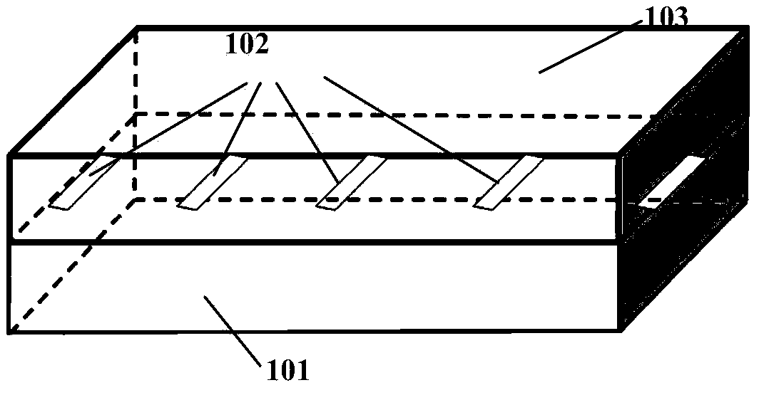 Rectangular waveguide covered with dielectric layer