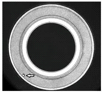 Ceramic defect visual inspection method