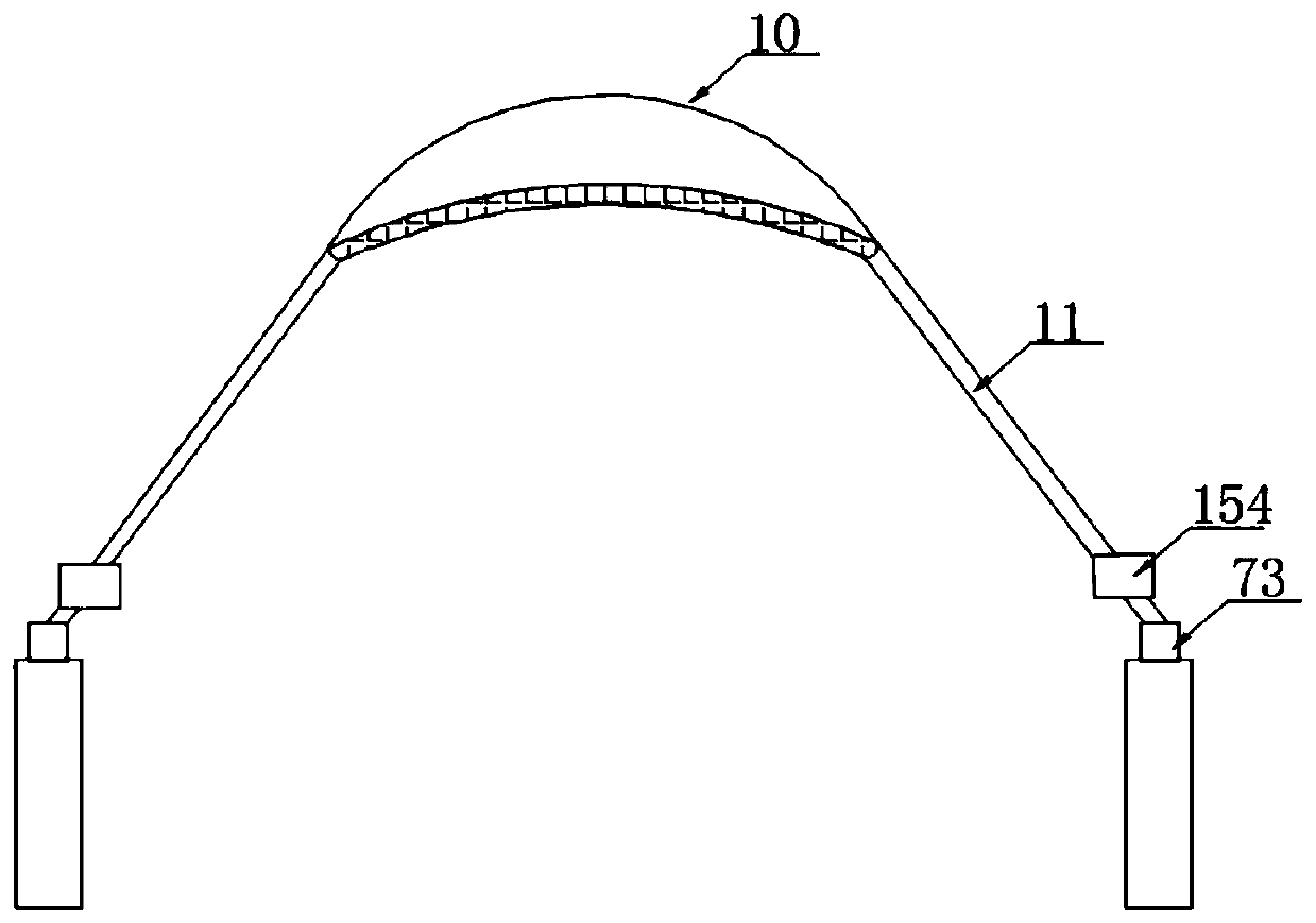 Adjustable periodic lower jaw forward extending and drawing device