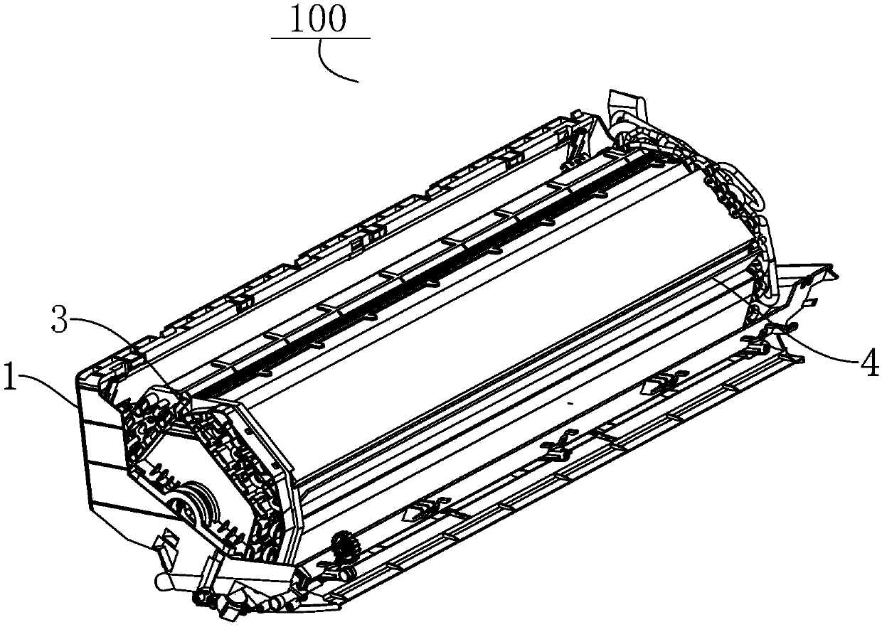 Indoor unit of air conditioner and air conditioner with same