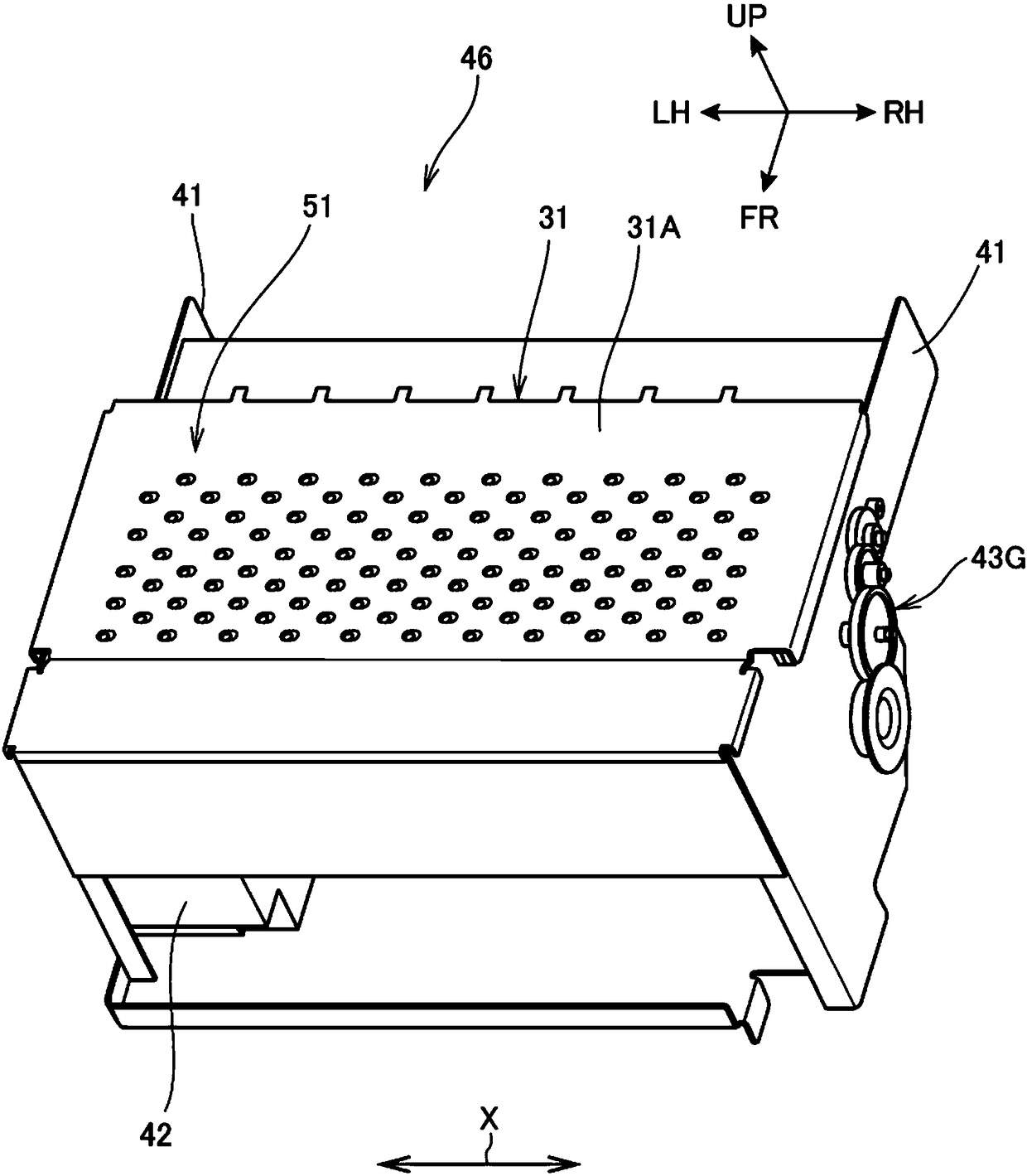 Conveyance device and printer