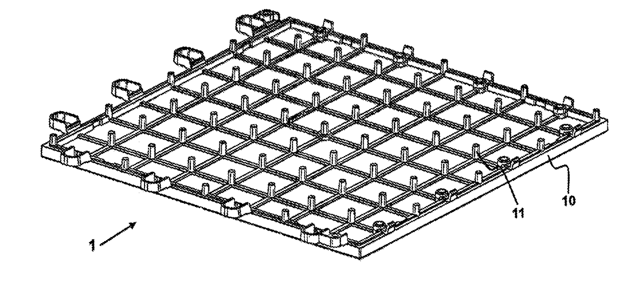 Production of two-layer composite deck tile by injection molding method