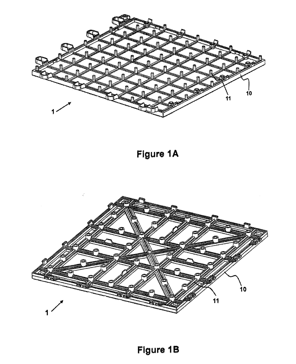 Production of two-layer composite deck tile by injection molding method