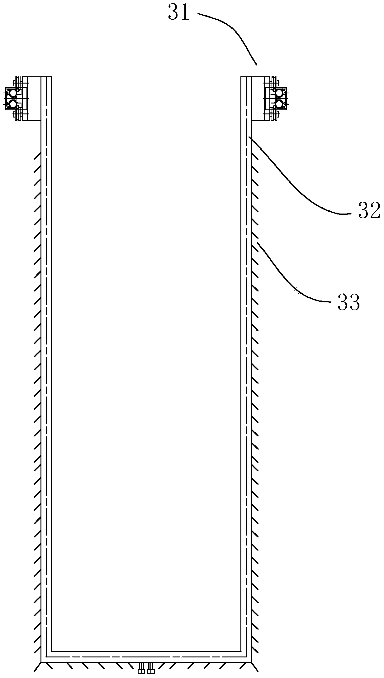 Powder spray booth capable of achieving position change and deformation