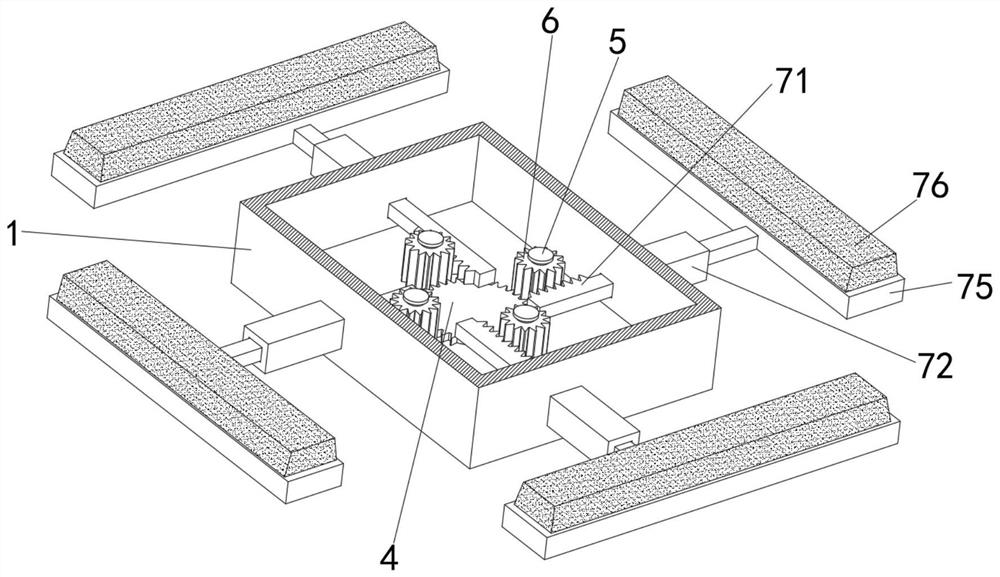 Cleaning device for outer side of curtain wall