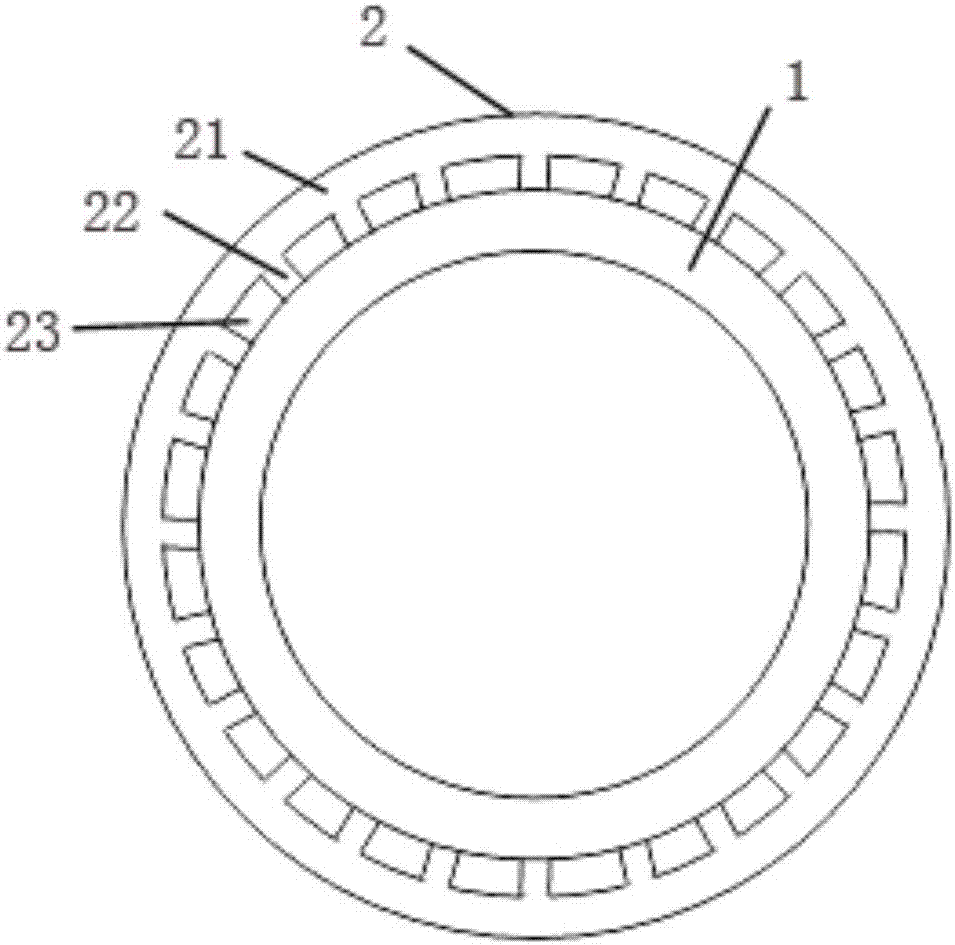 Halogen-free metal insulating tube and preparation method thereof