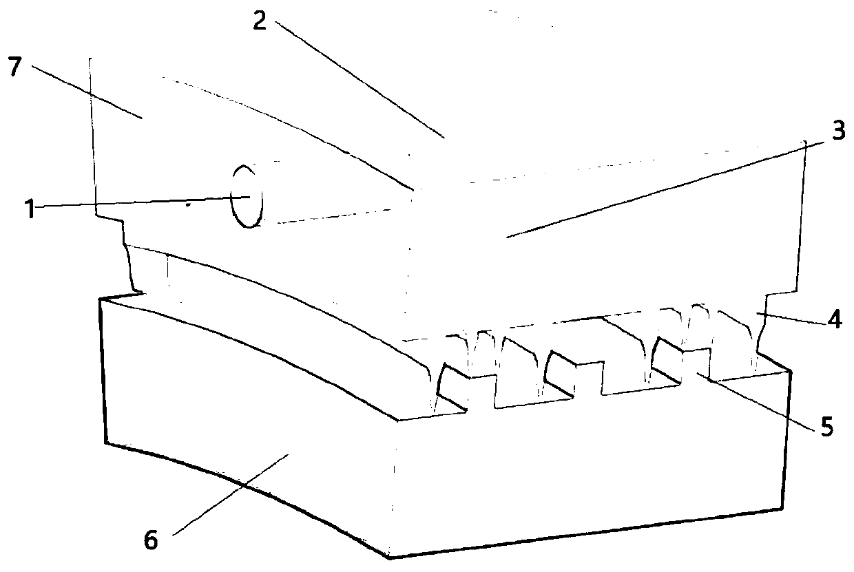 Air-resistance type sealing structure and working method