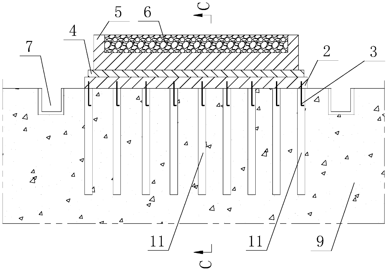 Light soil roadbed structure, roadbed system and design method thereof