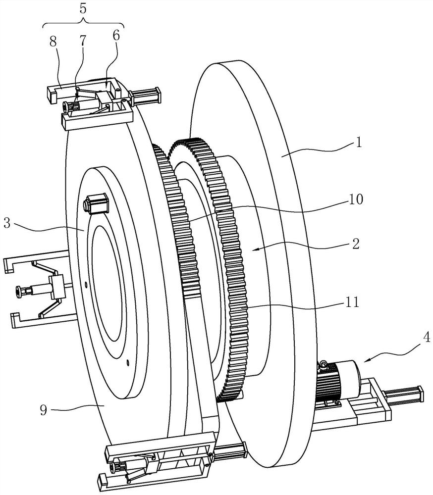 Grinding wheel dynamic balance adjusting device