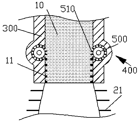 Gigging fuse wire structure