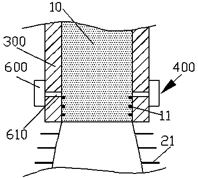 Gigging fuse wire structure