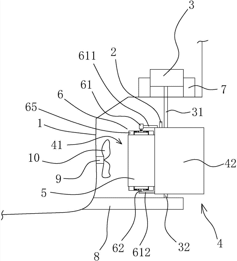 Rudder system device for ship