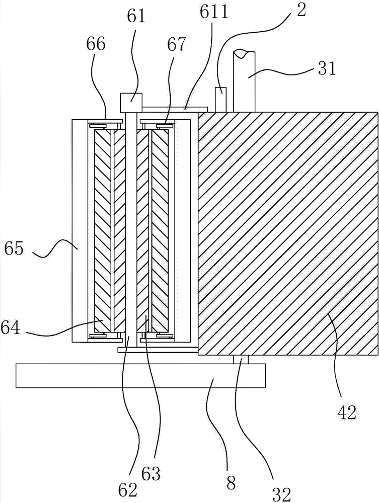 Rudder system device for ship