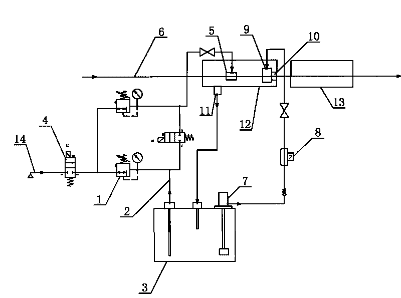 Method for cleaning and oiling flux-cored wire surface and device thereof