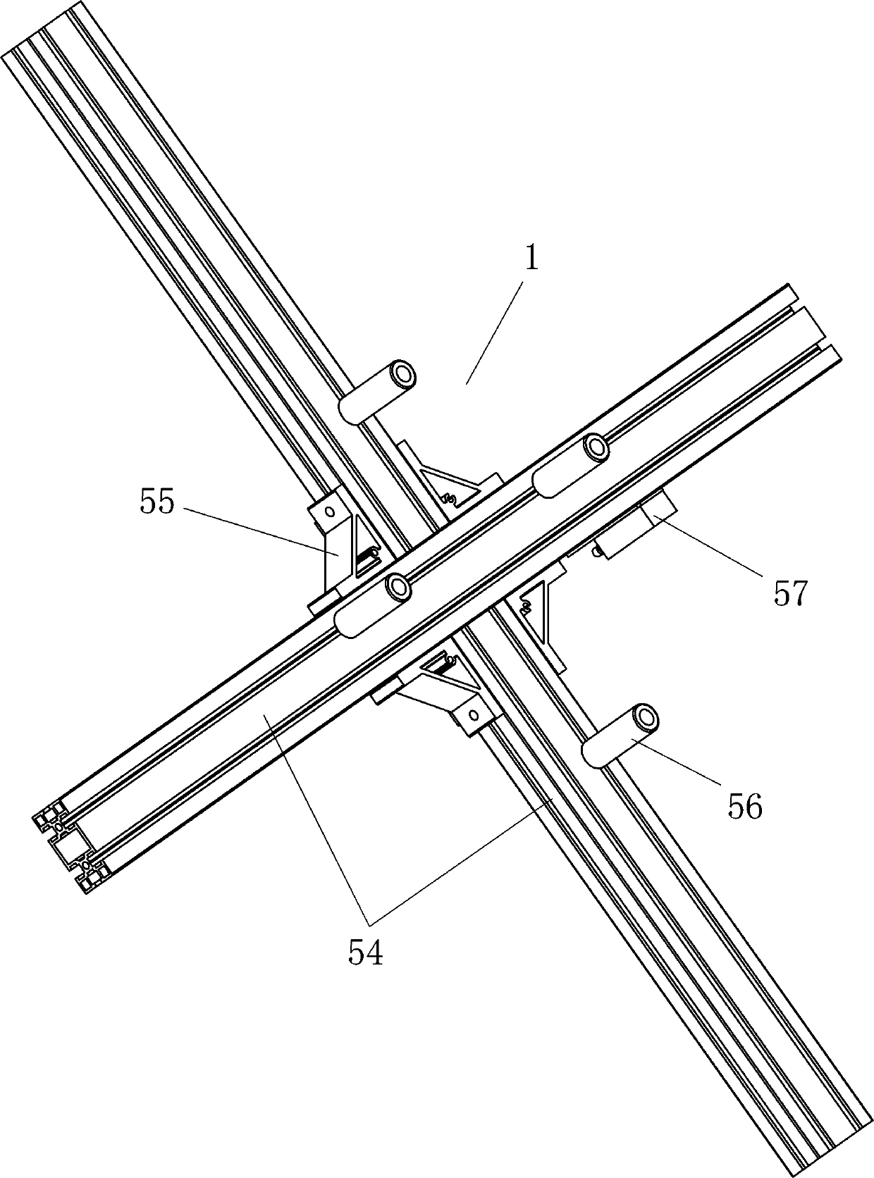 Automatic carrying device for luggage case shells